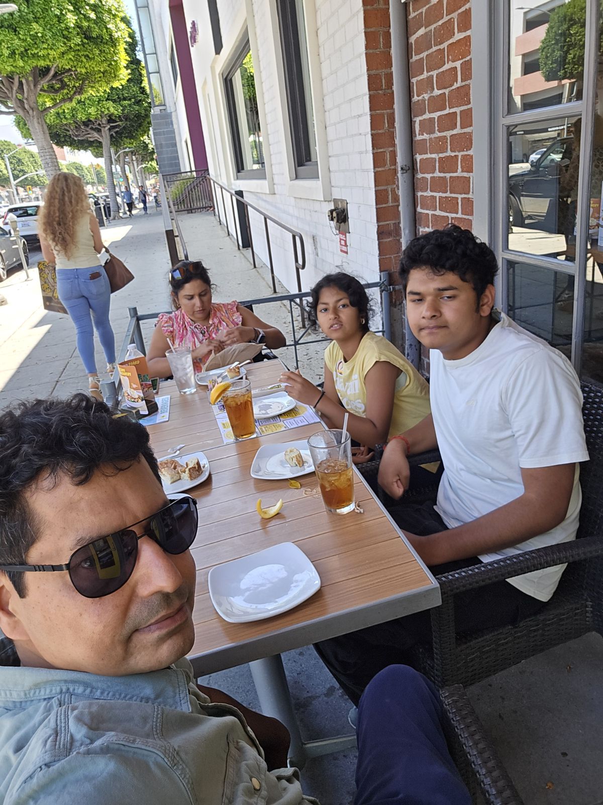 Family lunch out